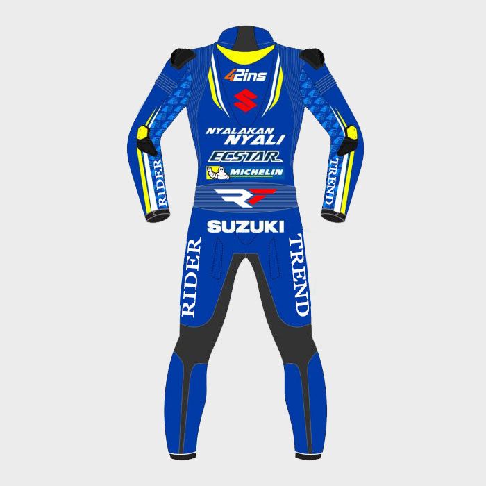 Alex Rins Suzuki Motogp 2018 Leather Suit - Image 2