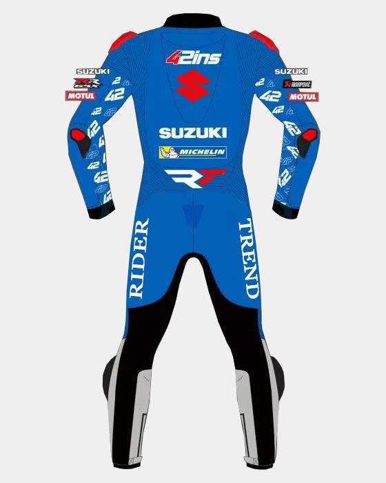 Alex Rins Suzuki MotoGP Leather Apparel 2021 - Image 2