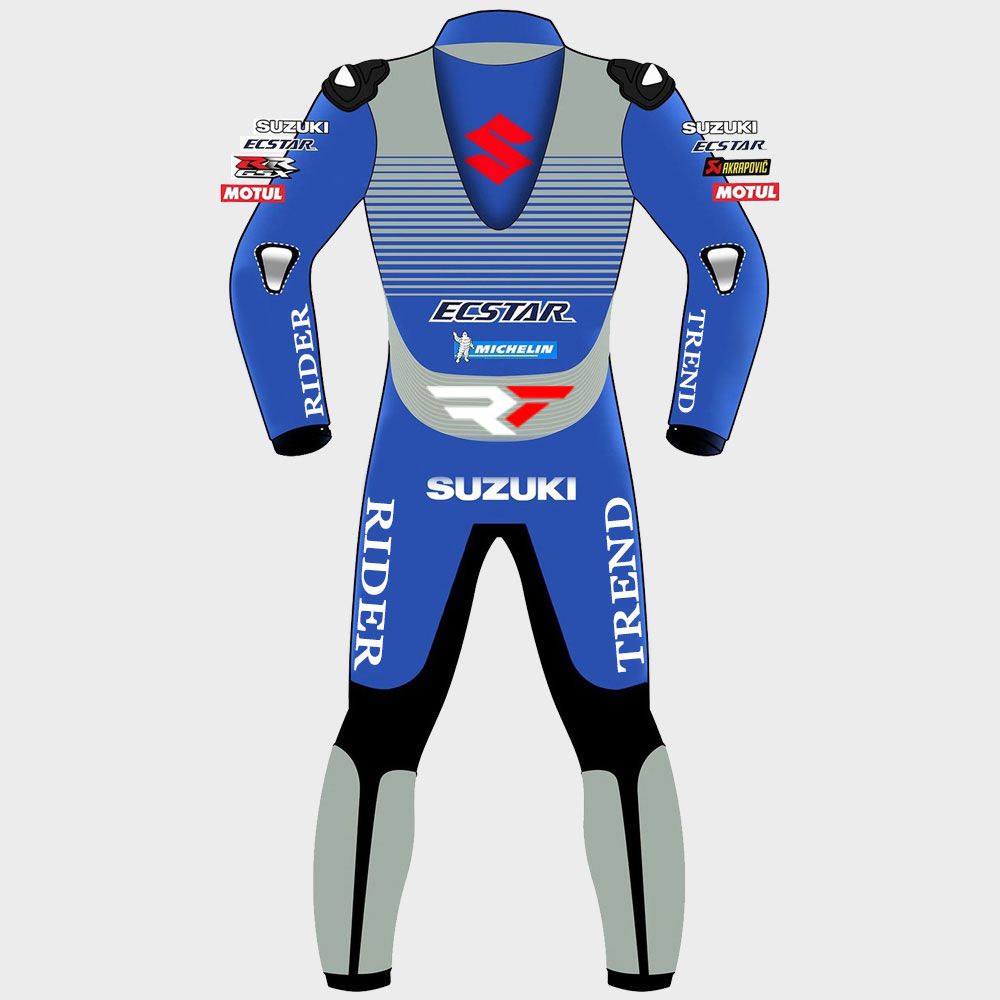 Alex Rins Suzuki Motorbike Suit 2020 - Image 2
