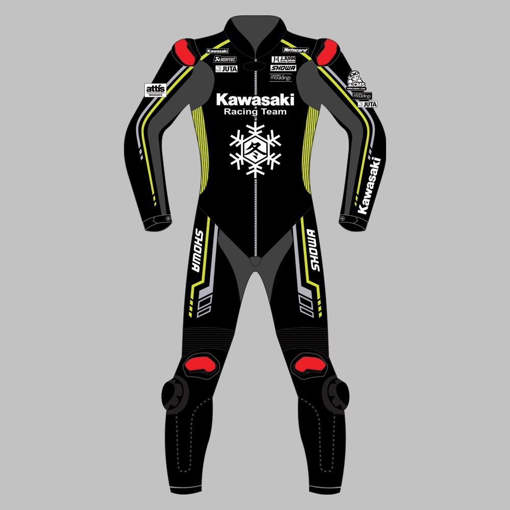 Alex Lowes Kawasaki Leather Suit Winter Test 2023
