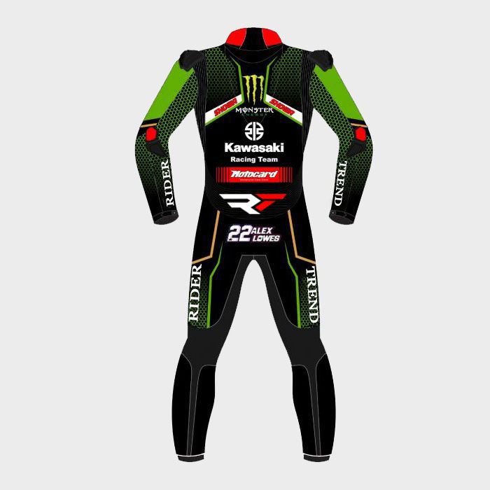 Alex Lowes Kawasaki Racing Leather WSBK 2020 - Image 2
