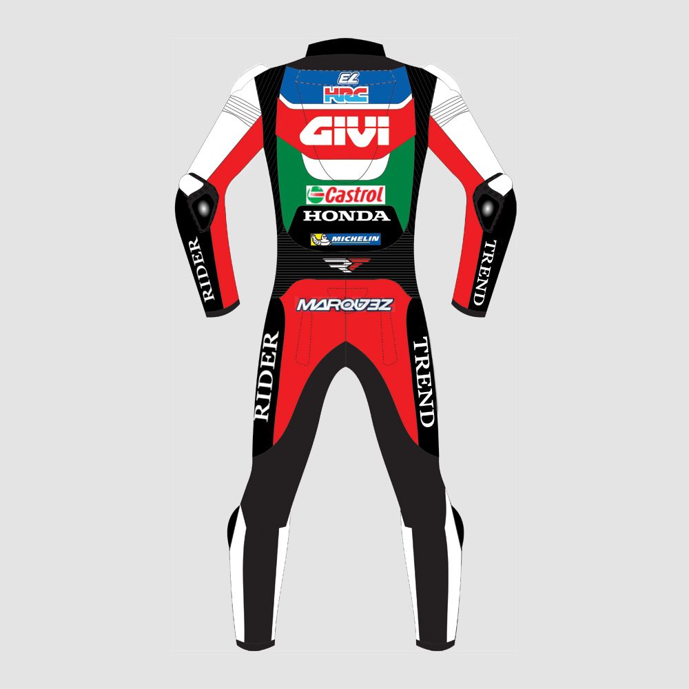 Alex Marquez Honda Givi Racing Leather Suit MotoGP 2022 - Image 2