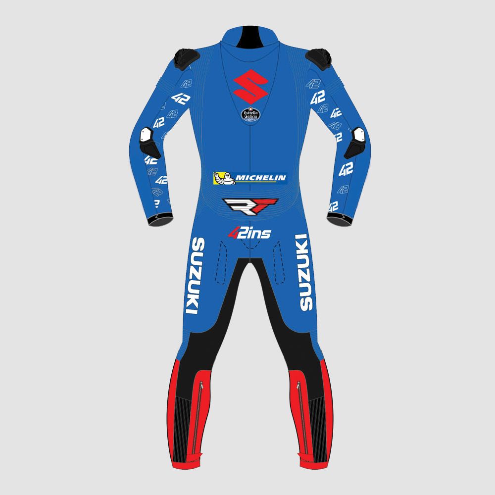 Alex Rins Suzuki Bike Leathers MotoGP 2022 - Image 2