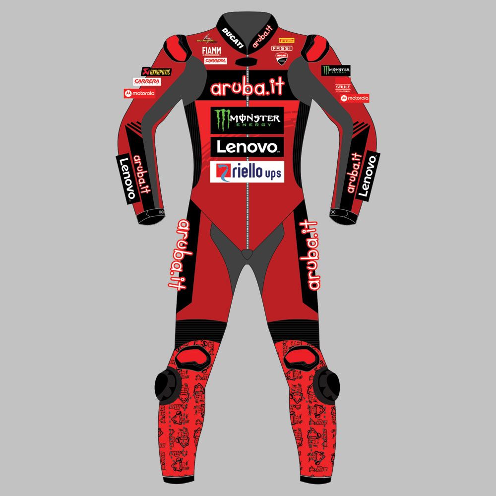 Alvaro Bautista Ducati Leather Suit WSBK 2024