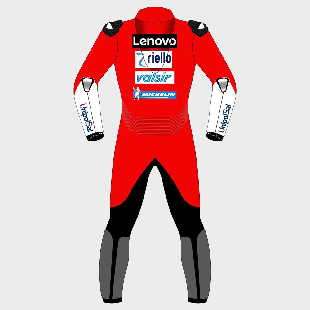 Andrea Dovizioso Ducati Motorbike Suit 2020 - Image 2