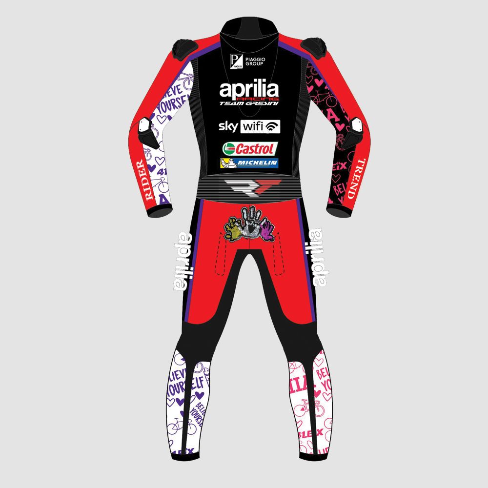Aprilia Racing Leather Suit Aleix Espargaro MotoGP 2022 - Image 2