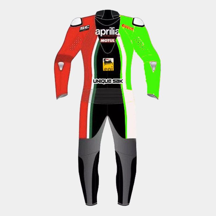 Aprilia Miami Motorcycle Leather Suit - Image 2