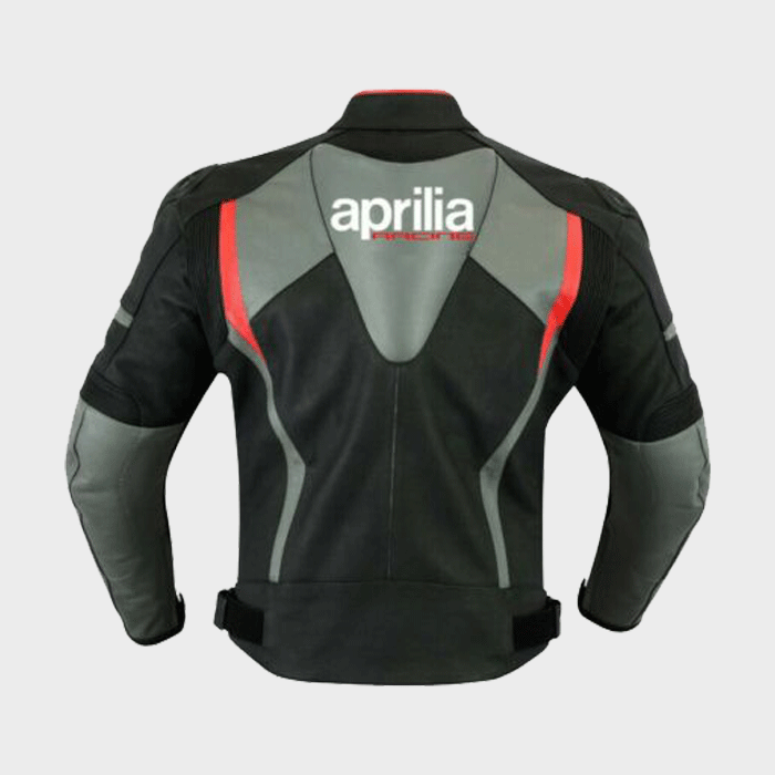 Aprilia Motorbike Leather Jacket - Image 2