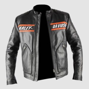 Bill Goldberg WWE Harley Davidson Classic Motorcycle Leather Jacket