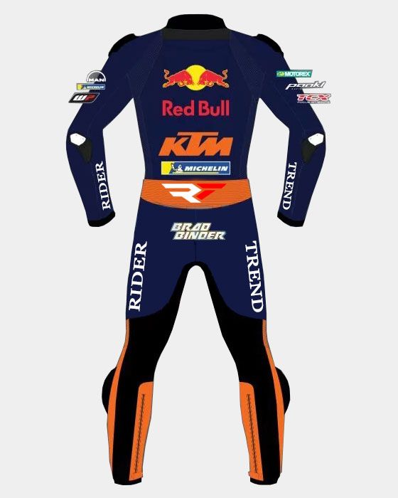 Brad Binder KTM Motorcycle Leathers Red Bull MotoGP 2021 - Image 2
