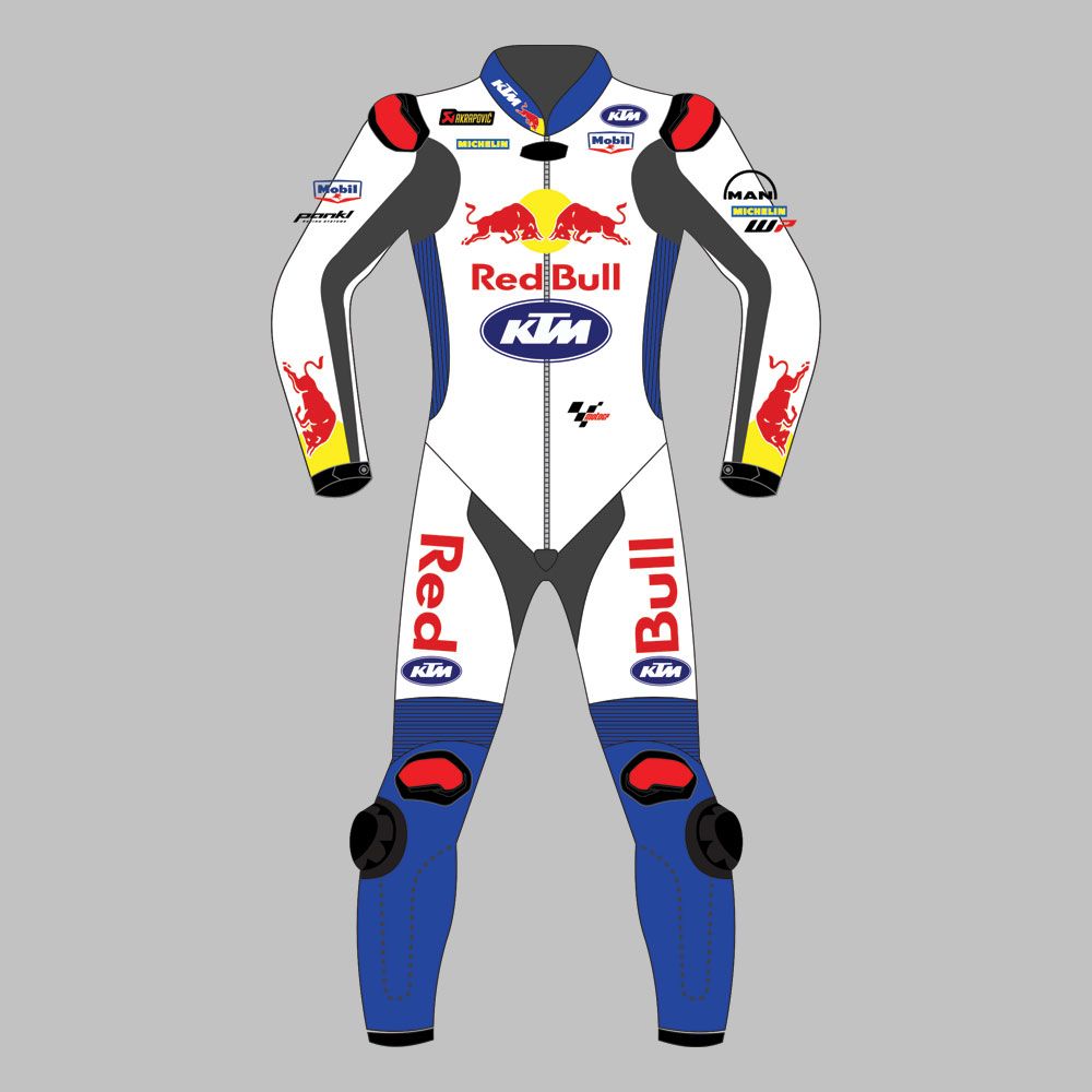 Brad Binder Red Bull Motorcycle Leather Suit British GP 2024
