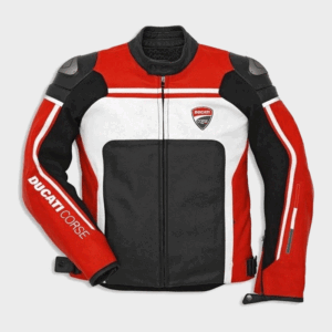 Ducati Corse Leather Motorcycle Jacket