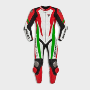 Ducati Motorbike Rider Leather Suit
