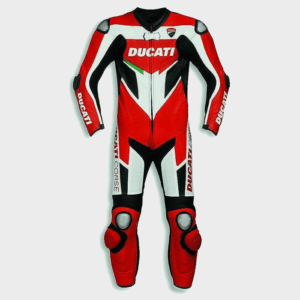 Ducati Motorcycle Rider Leather Suit
