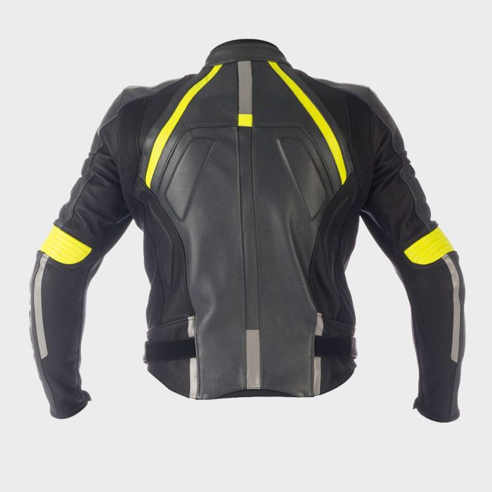 Element Semi Motorbike Leather Jacket - Image 2