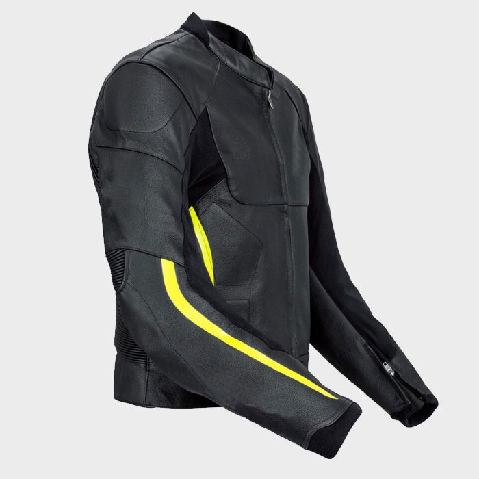 Element Semi Motorbike Leather Jacket - Image 3