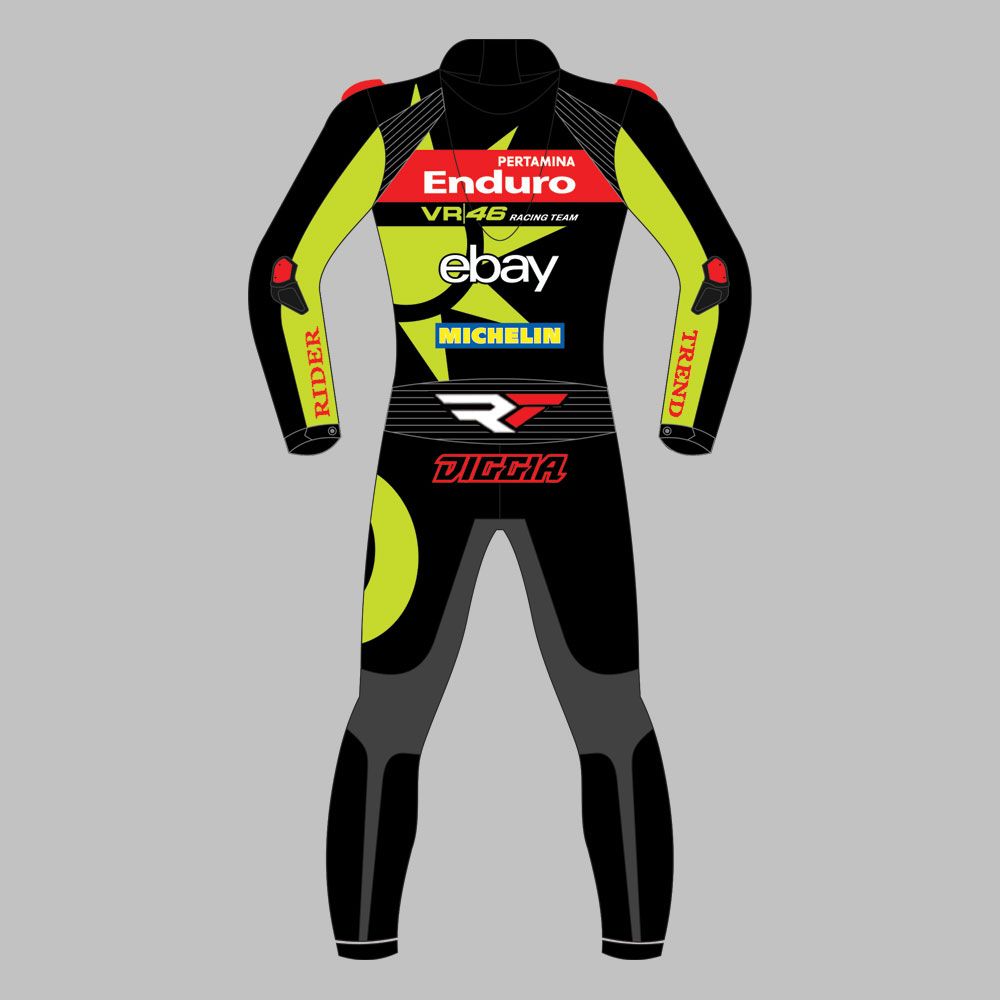 Fabio Di Giannantonio British MotoGP 75 VR46 Race Suit 2024 - Image 2