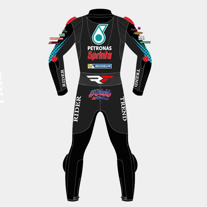 Fabio Quartararo Yamaha Petronas MotoGP Leather Suit 2020 - Image 2