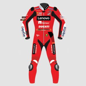 Francesco Bagnaia Ducati Motorcycle Leather Suit MotoGP 2022