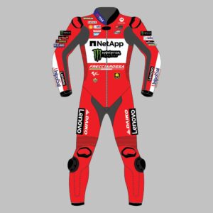 Francesco Bagnaia Leather Suit British MotoGP 2024