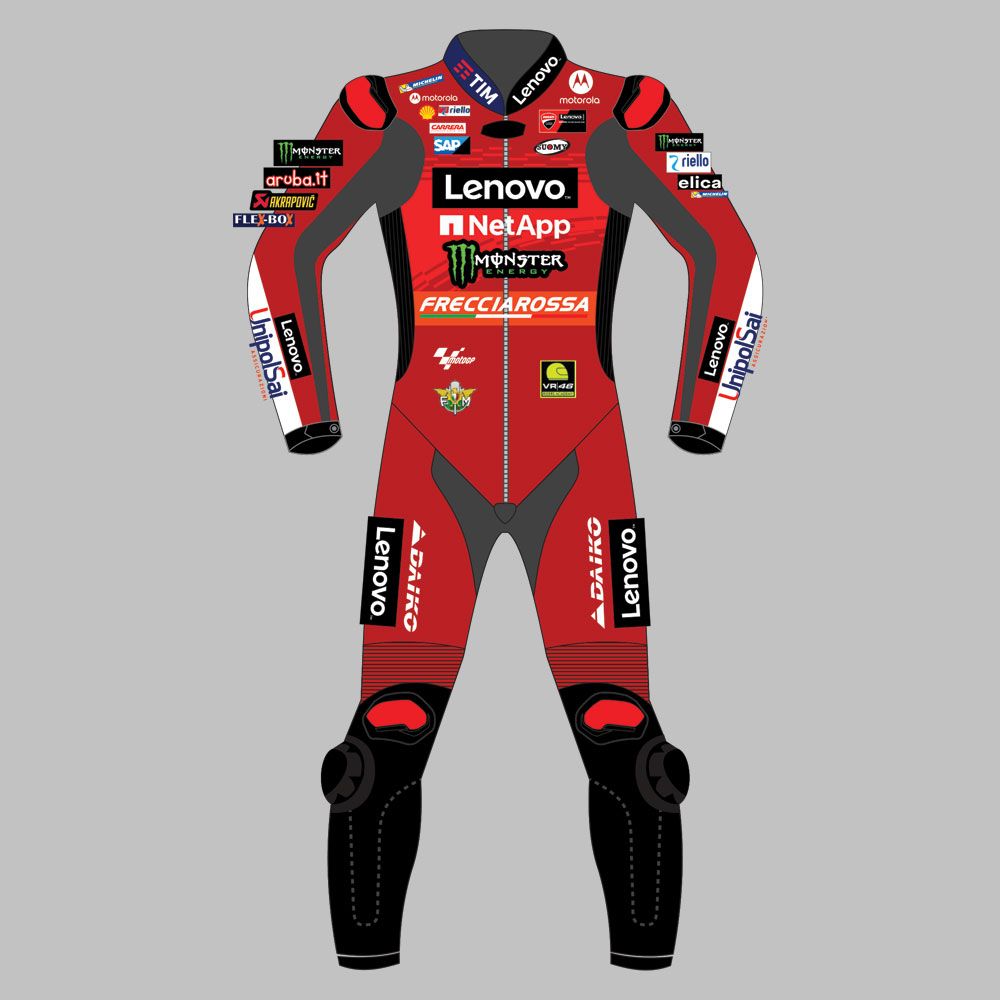 Francesco Bagnaia Motorcycle Race Suit 2024