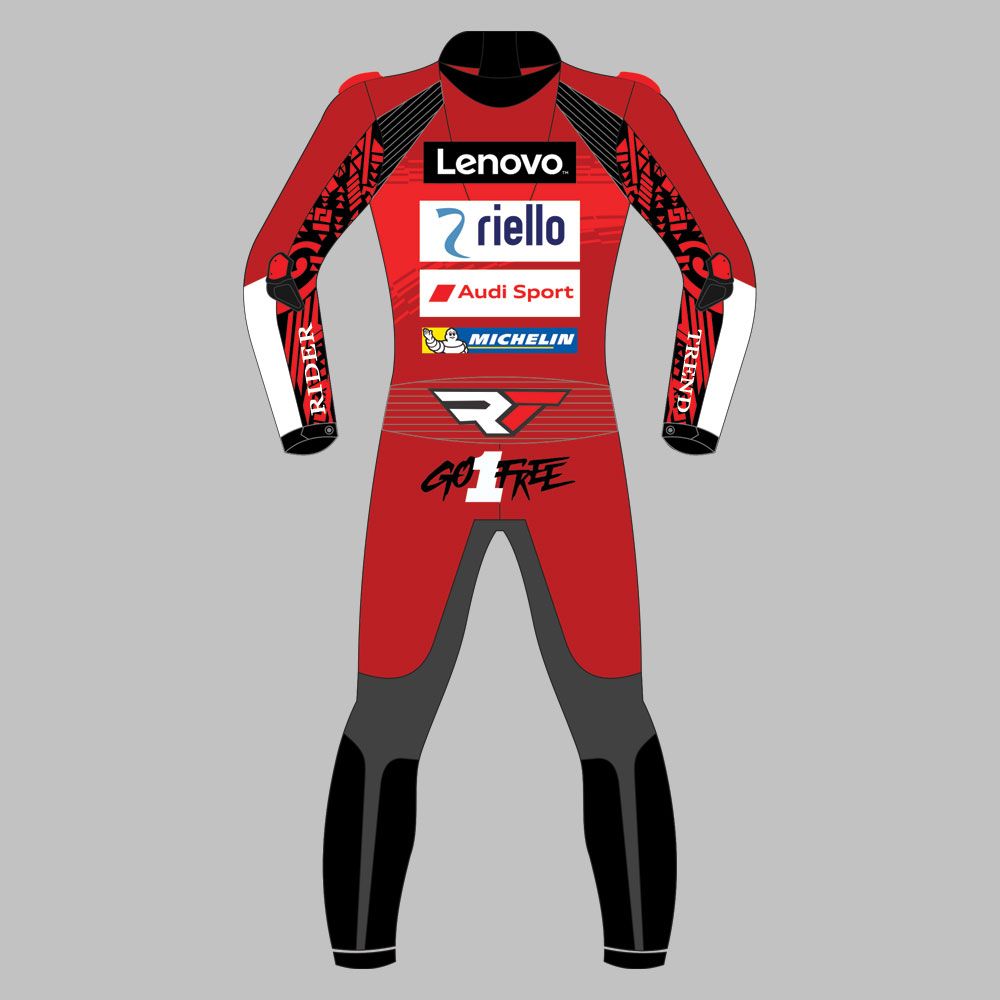 Francesco Bagnaia Motorcycle Race Suit 2024 - Image 2