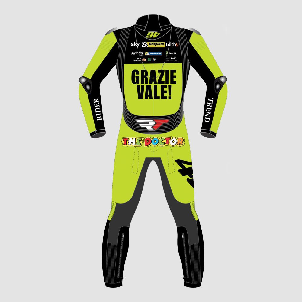 Grazie Vale 46 Valentino Rossi Leather Suit 2022 - Image 2