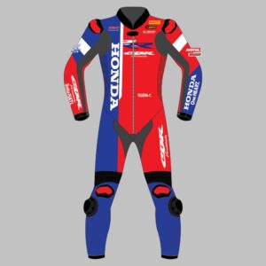 Iker Lecuona Honda Leather Racing Suit WSBK 2024