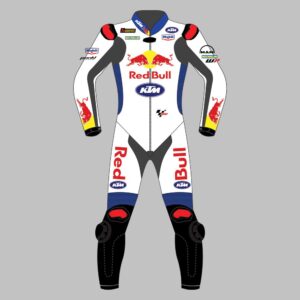 Jack Miller KTM White Biker Leather Suit British GP 2024