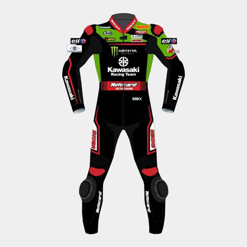 Alex Lowes Leather Racing Suit Kawasaki WSBK 2021