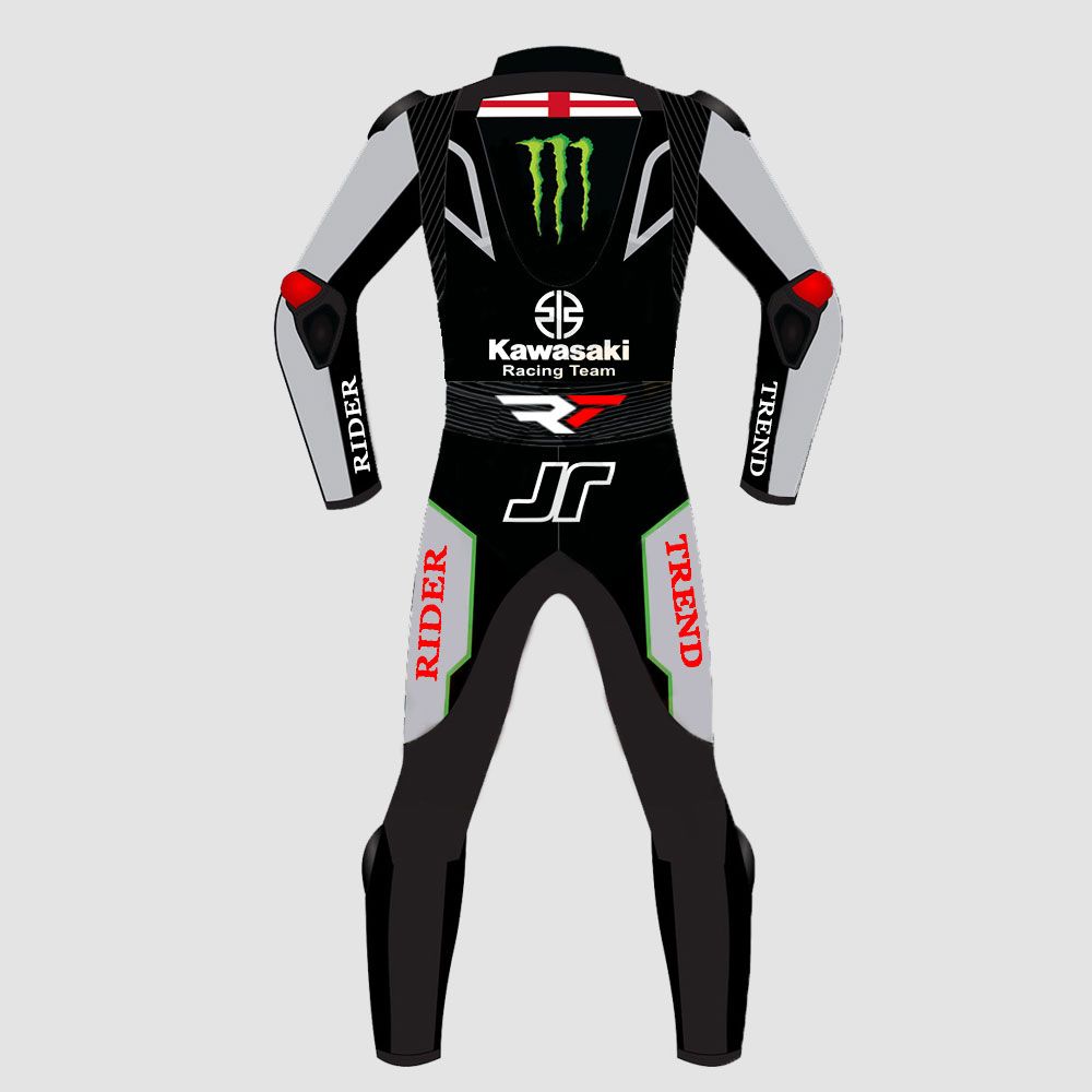 Jonathan Rea Winter Test 2023 Kawasaki Leather Race Suit - Image 2