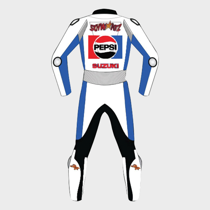 Kevin Schwantz Pepsi Suzuki Race Leather Suit - Image 2