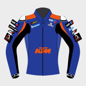 KTM Racing Oliveira Syahrin Motogp Leather Biker Jacket