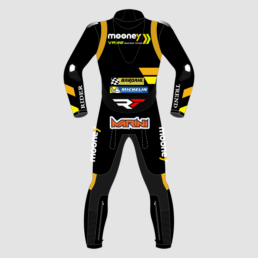 Luca Marini MotoGP 2023 Mooney VR46 Race Suit - Image 2