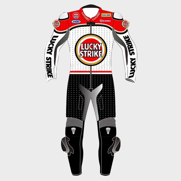 Lucky Strike Motorcycle Leather Suit