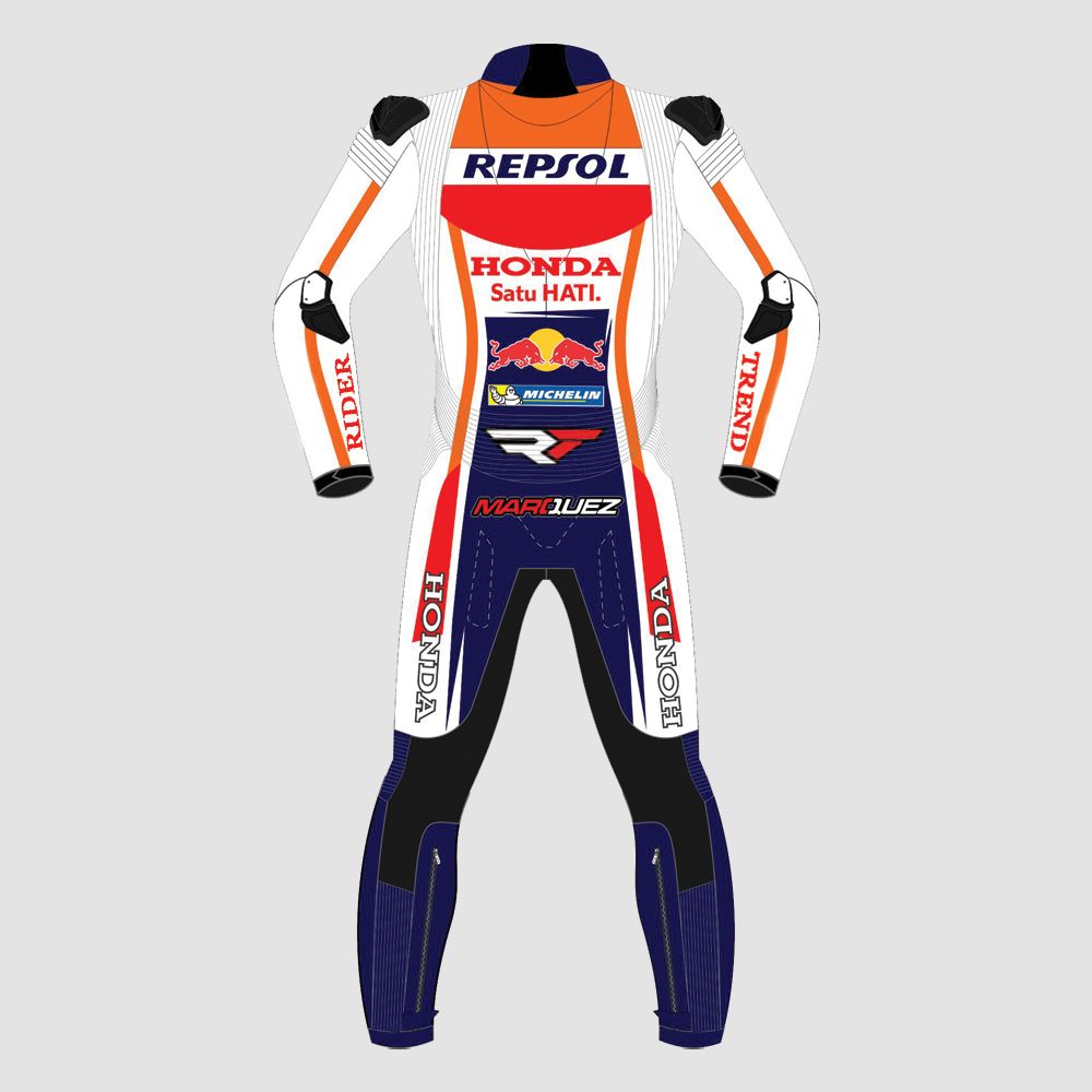 Marc Marquez Honda Bike Leather Suit MotoGP 2022 - Image 2