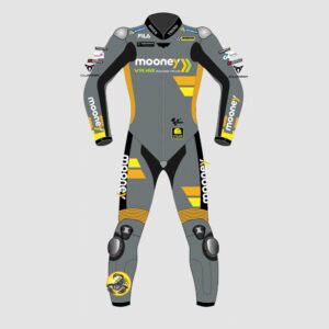 Marco Bezzecchi Mooney VR46 Racing Leather Suit MotoGP 2022