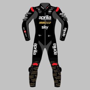 Maverick Vinales Aprilia Race Suit Winter Test 2024