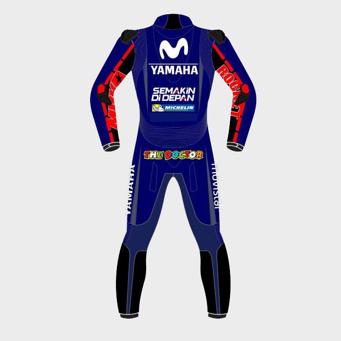 Maverick Vinales Movistar Yamaha Motogp 2018 Suit - Image 2