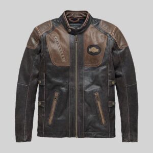 Men's HD Triple Vent System Trostel Leather Jacket