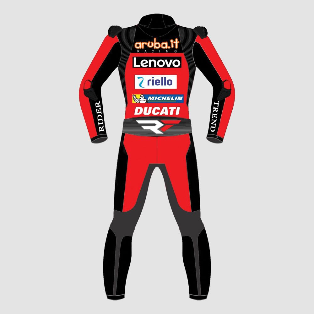 Michael Ruben Ducati Lenovo Motorbike Racing Leather Suit MotoGP 2022 - Image 2