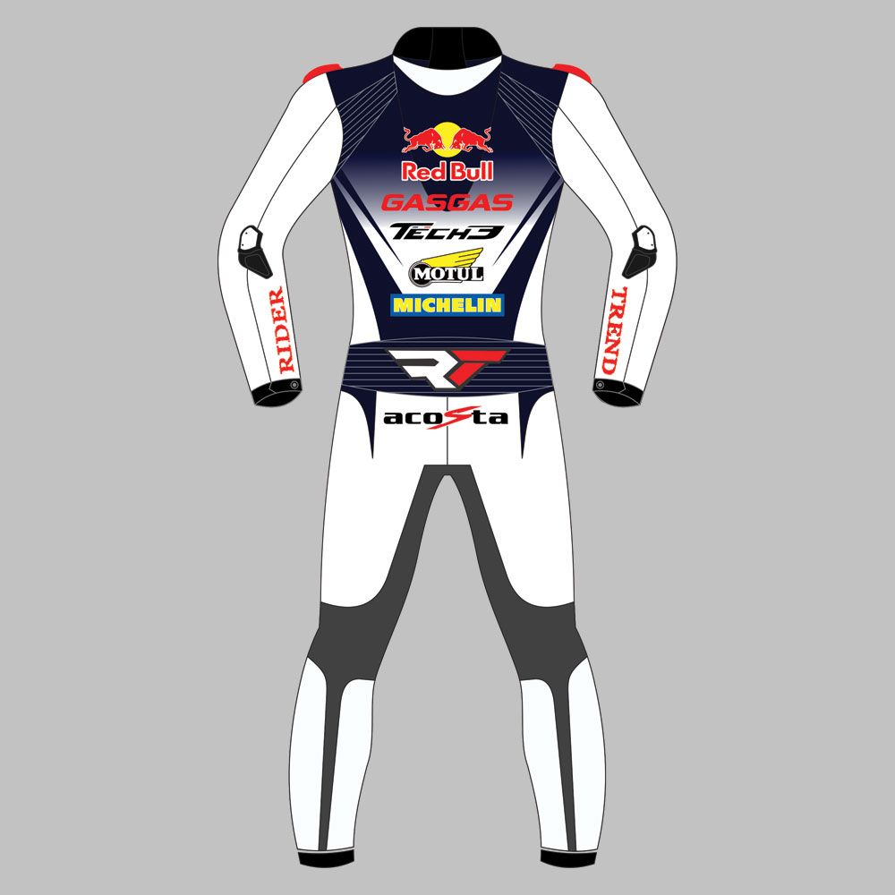 Pedro Acosta Red Bull Motorcycle Leather Suit British GP 2024 - Image 2
