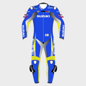 Suzuki Motorbike Leather Biker Suit