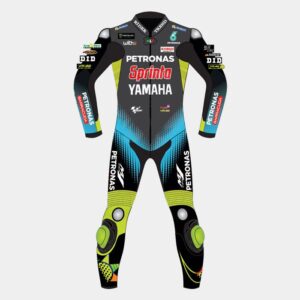 Valentino Rossi Yamaha Petronas Motorcycle Leather Suit 2021