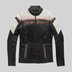 Women HD Triple Vent Miss Enthusiast ll Leather Jacket