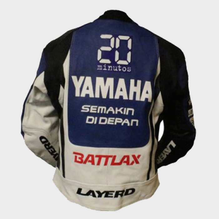 Yamaha Eneos Leather Jacket - Image 2