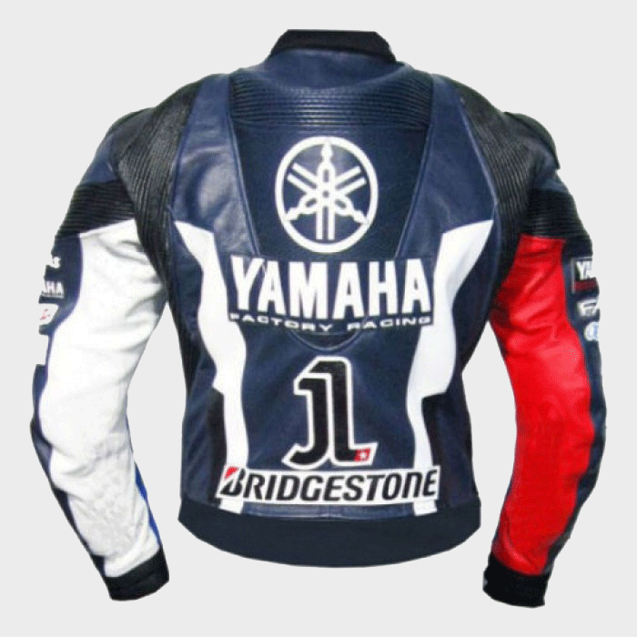 Yamaha Petronas Leather Jacket - Image 2