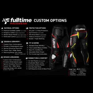 Custom Leather Racing Pants